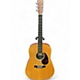 Used Martin Custom X Series Natural Acoustic Electric Guitar Natural