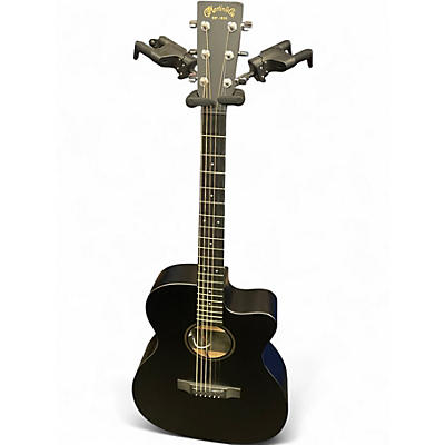 Used Martin Custom x series  Black Acoustic Electric Guitar