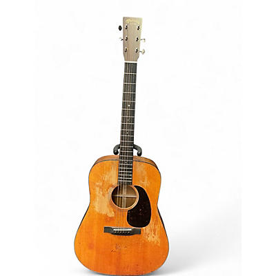 Used Martin D-18 Street Legend Dreadnought Worn Natural Acoustic Electric Guitar