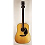 Used Martin Used Martin D-18e Natural Acoustic Electric Guitar Natural