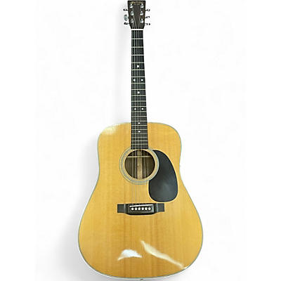 Used Martin D-28 Natural Acoustic Guitar
