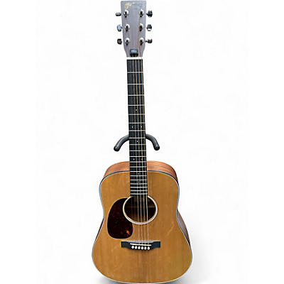 Used Martin D Jr E Natural Acoustic Electric Guitar