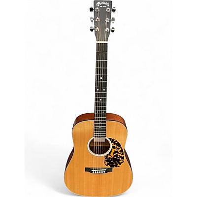 Used Martin D Jr E Natural Acoustic Electric Guitar