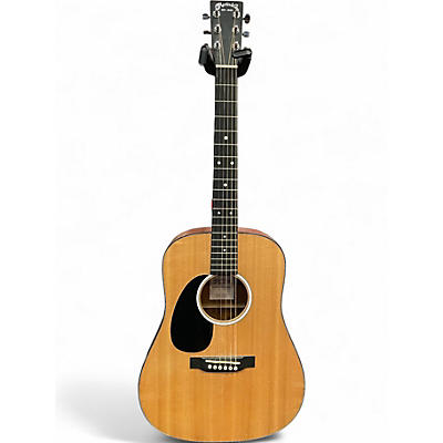 Used Martin D Jr E Natural Acoustic Electric Guitar