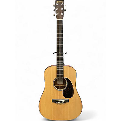Used Martin D Jr E Natural Acoustic Electric Guitar