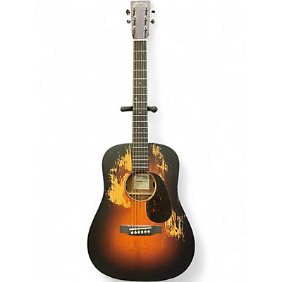 Used Martin D Jr E StreetLegend Rustic Burst Acoustic Electric Guitar
