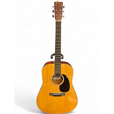 Used Martin D RETRO PLUS Natural Acoustic Electric Guitar