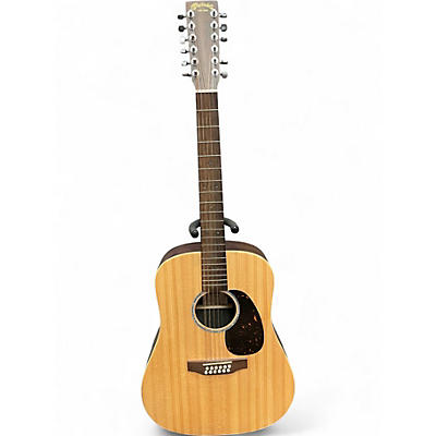 Used Martin D X2 Natural 12 String Acoustic Electric Guitar