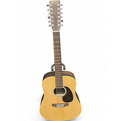Used Martin D-X2 Natural 12 String Acoustic Electric Guitar