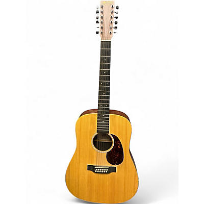Used Martin D-X2E 12 STRING Natural 12 String Acoustic Electric Guitar