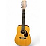 Used Martin D-X2E 12 STRING Natural 12 String Acoustic Electric Guitar Natural