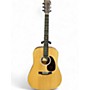 Used Martin D10 Natural Acoustic Guitar Natural