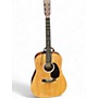 Used Martin D10 ROAD SERIES Natural Acoustic Electric Guitar Natural