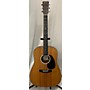 Used Martin Used Martin D10E Natural Acoustic Electric Guitar Natural