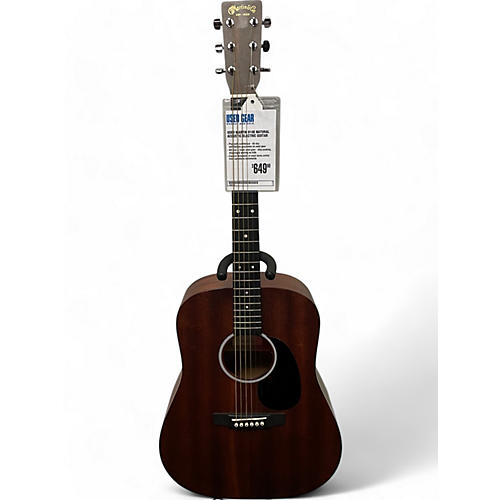 Martin Used Martin D10E Natural Acoustic Electric Guitar Natural