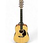 Used Martin Used Martin D10E Natural Acoustic Electric Guitar Natural