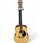 Used Martin D10E Natural Acoustic Electric Guitar Natural