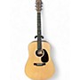 Used Martin D10E Natural Acoustic Electric Guitar Natural