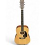 Used Martin D10E Natural Acoustic Electric Guitar Natural