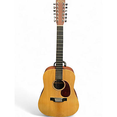 Used Martin D12X1 Natural 12 String Acoustic Guitar