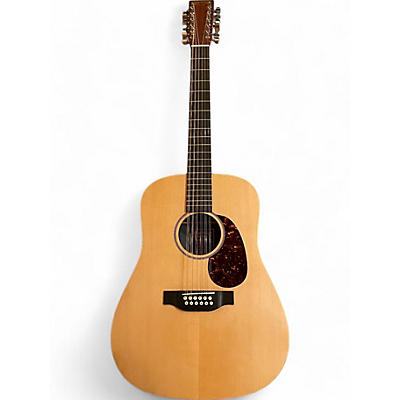 Martin Used Martin D12X1AE Natural 12 String Acoustic Electric Guitar