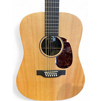 Used Martin D12X1AE Natural 12 String Acoustic Electric Guitar