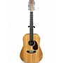 Used Martin D12X1AE Natural 12 String Acoustic Electric Guitar Natural