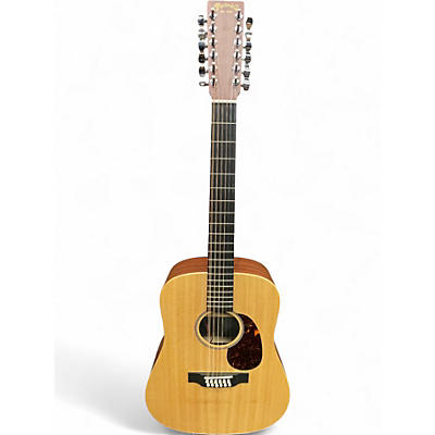 Used Martin D12X1AE Natural 12 String Acoustic Electric Guitar