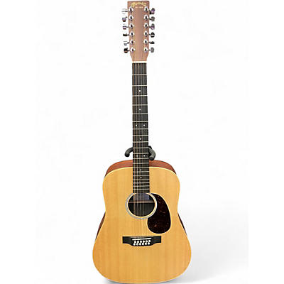 Used Martin D12X1AE Natural 12 String Acoustic Electric Guitar