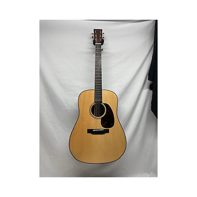 Martin Used Martin D18 CUSTOM Natural Acoustic Guitar