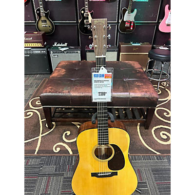 Martin Used Martin D18 Natural Acoustic Guitar