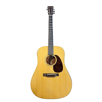 Martin Used Martin D18 Natural Acoustic Guitar