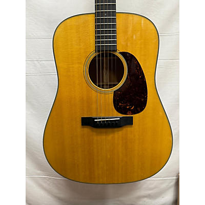 Martin Used Martin D18 Natural Acoustic Guitar