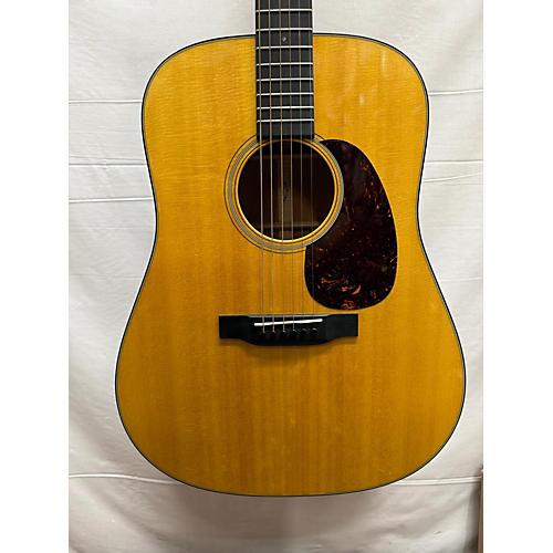 Martin Used Martin D18 Natural Acoustic Guitar Natural