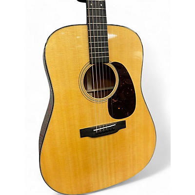 Martin Used Martin D18 Natural Acoustic Guitar