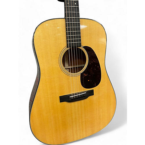 Martin Used Martin D18 Natural Acoustic Guitar Natural