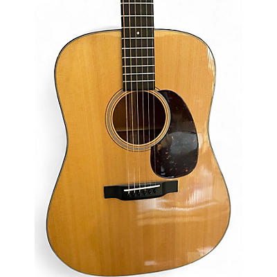 Used Martin D18 Natural Acoustic Guitar