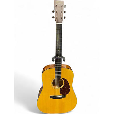 Used Martin D18 Natural Acoustic Guitar