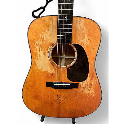 Used Martin D18 Natural Acoustic Guitar