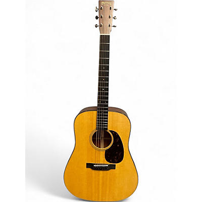Used Martin D18 Natural Acoustic Guitar