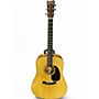 Used Martin D18 Natural Acoustic Guitar Natural