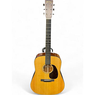 Used Martin D18 Natural Acoustic Guitar