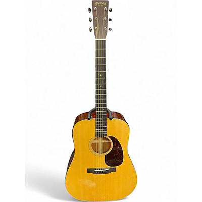 Used Martin D18 Natural Acoustic Guitar