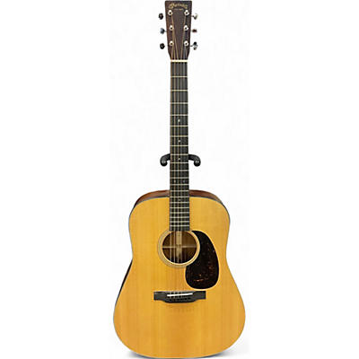 Used Martin D18 Natural Acoustic Guitar