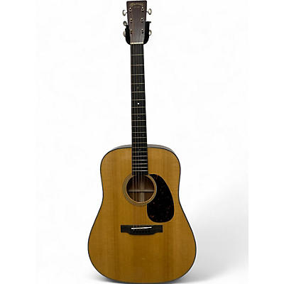 Used Martin D18 Natural Acoustic Guitar