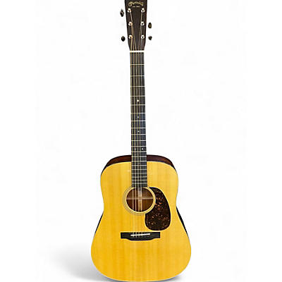 Used Martin D18 Natural Acoustic Guitar
