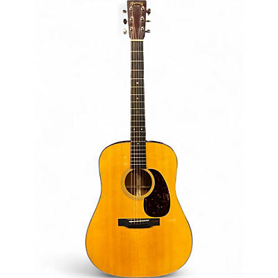 Used Martin D18 Natural Acoustic Guitar