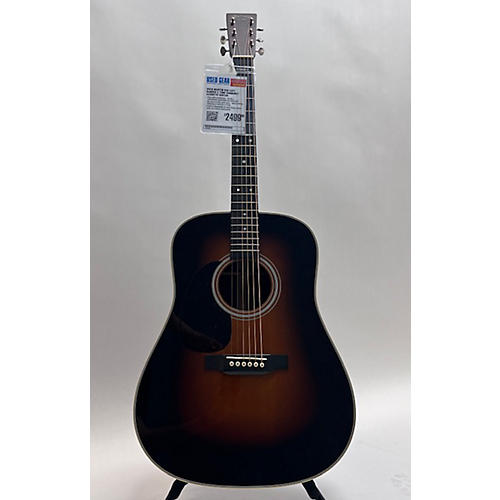 Martin Used Martin D28 Left Handed 2 Tone Sunburst Acoustic Guitar 2 Tone Sunburst