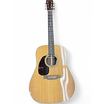 Used Martin D28 Left Handed Natural Acoustic Guitar