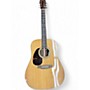 Used Martin D28 Left Handed Natural Acoustic Guitar Natural